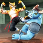 kung fu animal fighting game android application logo